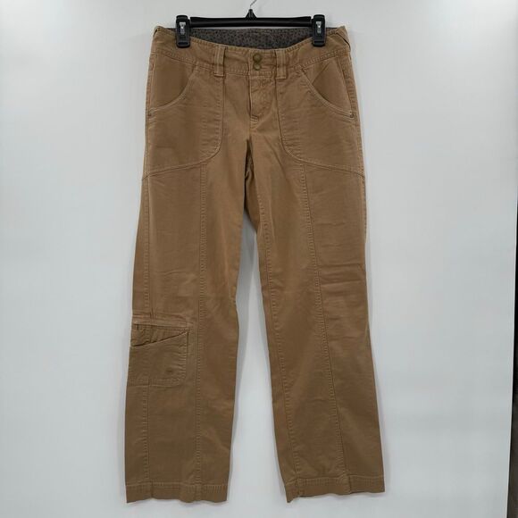 Women's athleta brown hiking cargo‎ bootcut pants size 10 - Picture 1 of 12